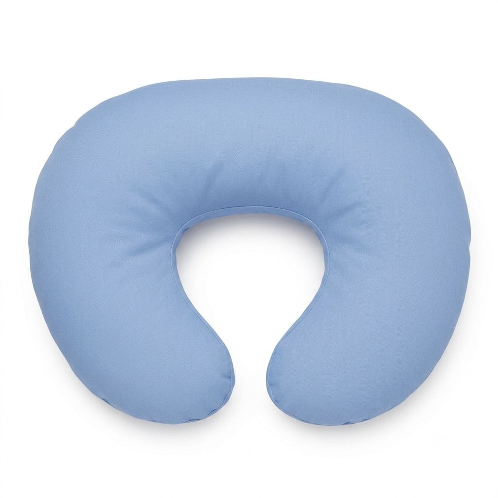 Little Mae & Co. Blue Ruffle Nursing Pillow Cover - Original Cover No Ruffle