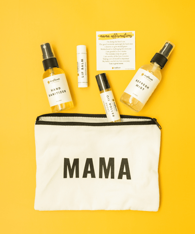 Self Care Mama Pouch Bundle in - Bath & Body Gift Set photo