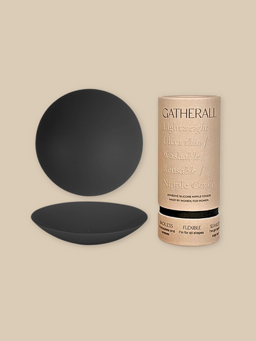 Gatherall Nipple Covers in Noir - Nipple Covers photo