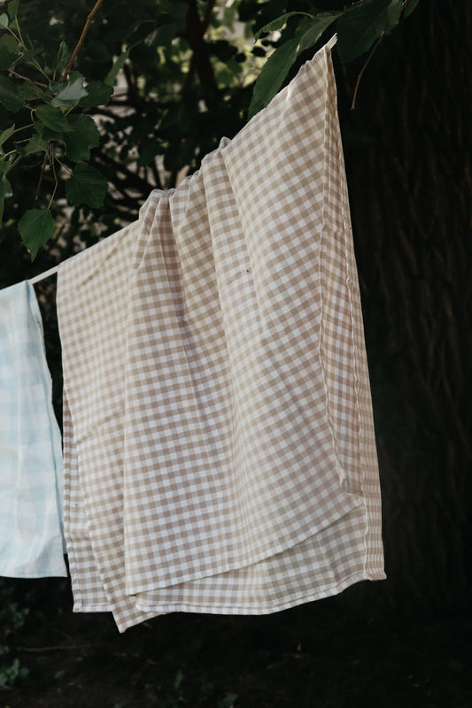 Haven Ghingham Blanket in - photo