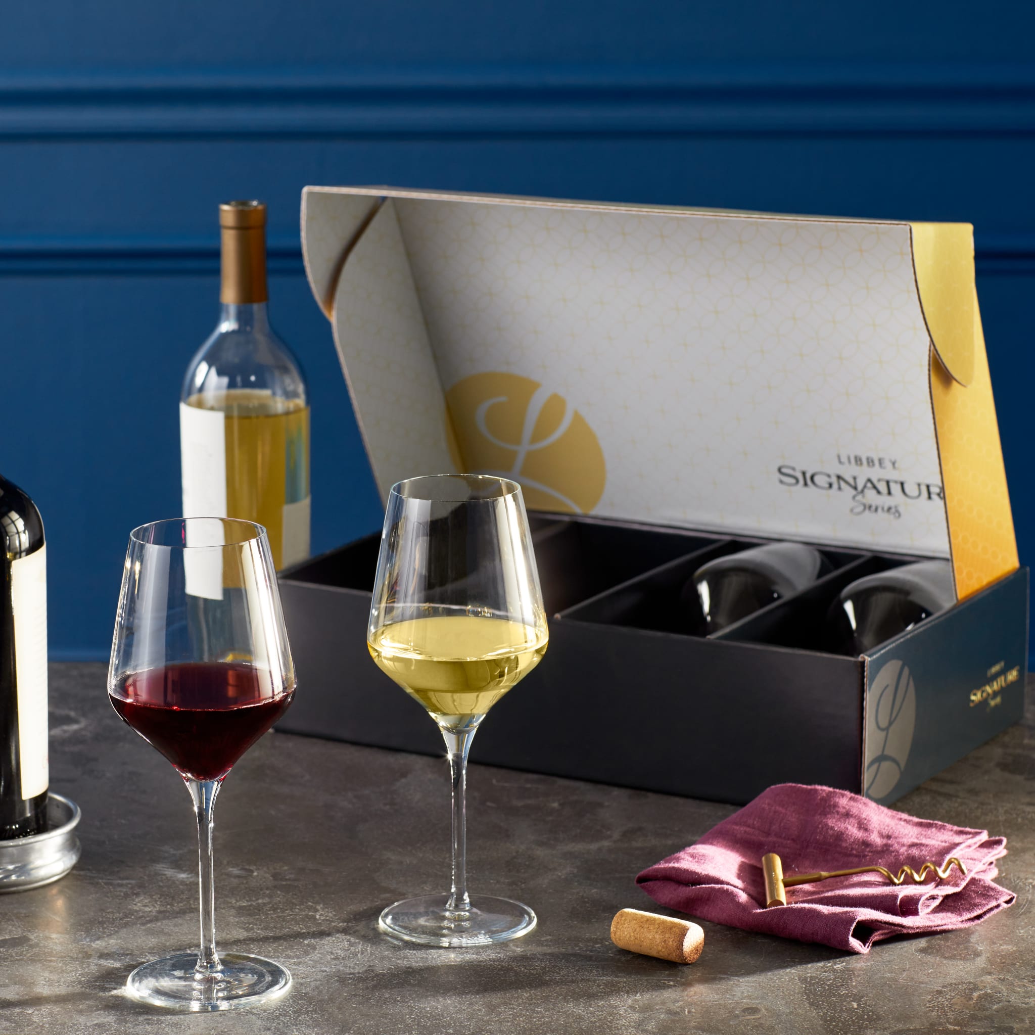 Libbey Signature Greenwich All Purpose Wine Gift Set of 4, 16 ounce in - Stemware photo