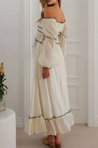 Off-Shoulder Top and Skirt Set in - photo