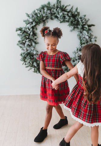 *PREORDER* Christmas Tartan Charlotte Dress