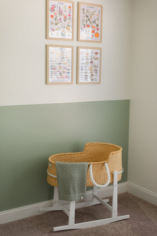 Mint Pointelle Knit Blanket in - photo