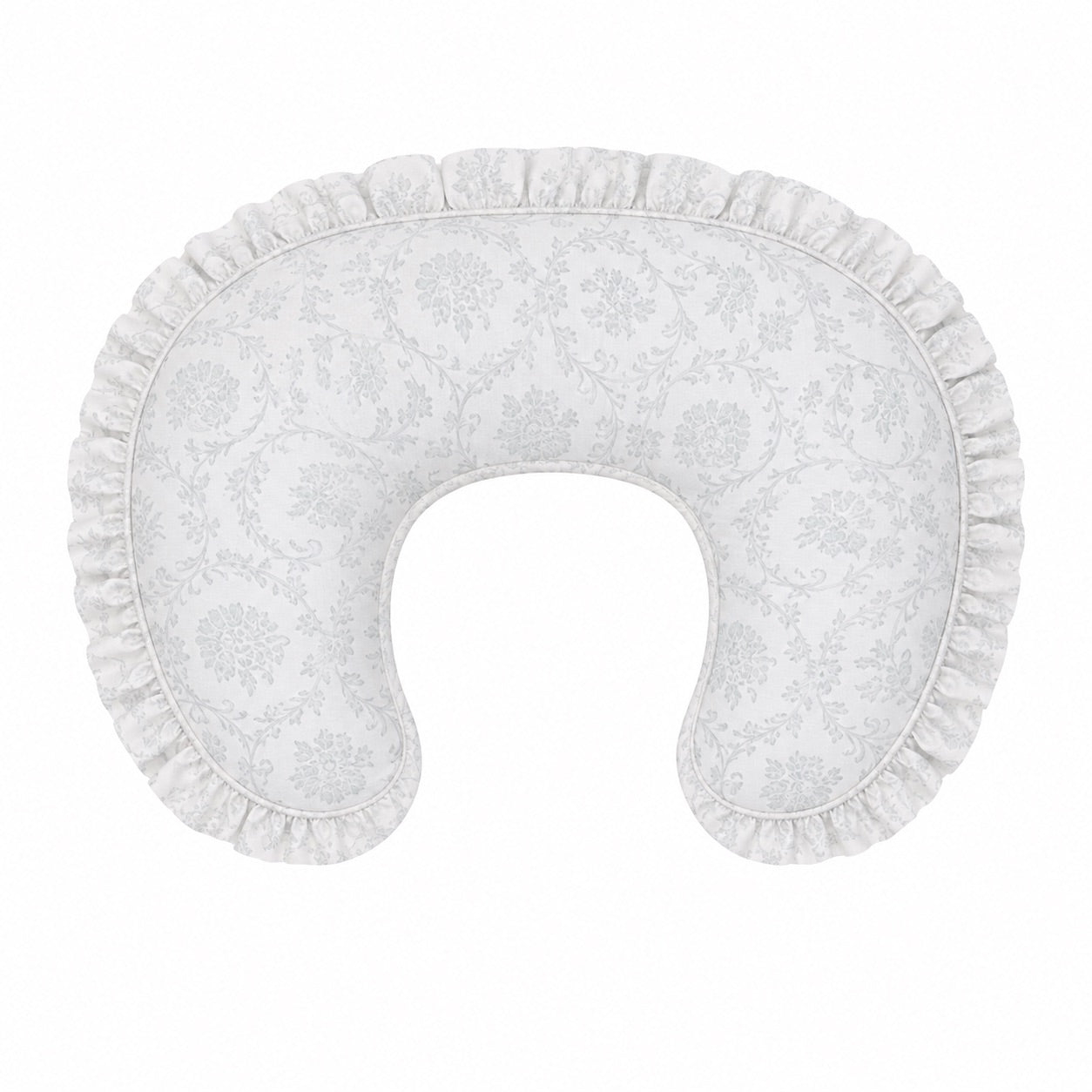 Little Mae & Co. Sage Green Chinoiserie Ruffle Nursing Pillow Cover - New Cover Ruffle