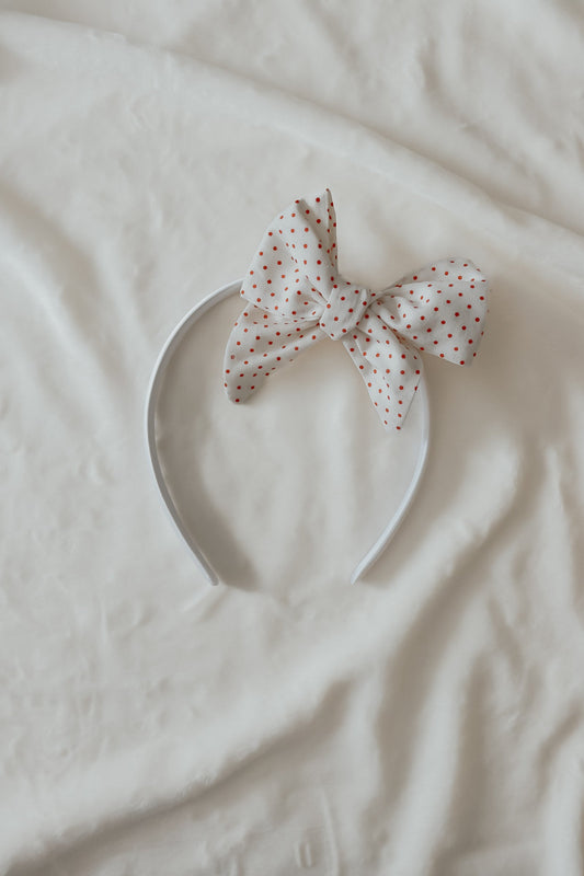 Ruby Headbands in Pinwheel hard satin headband - photo