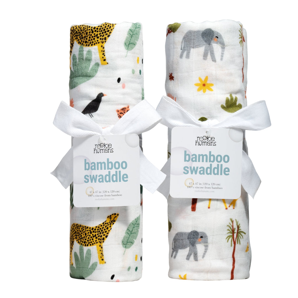 Jungle & Savanna Swaddle 2-Pack in - Swaddle photo