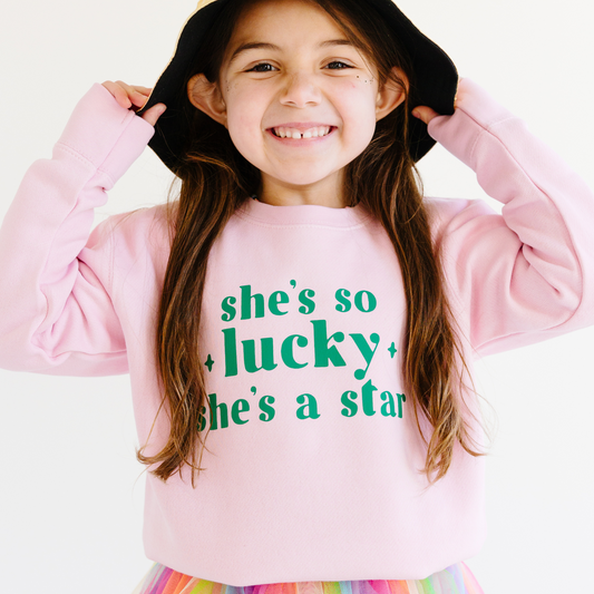 She's so Lucky She's a Star Sweatshirt in - photo