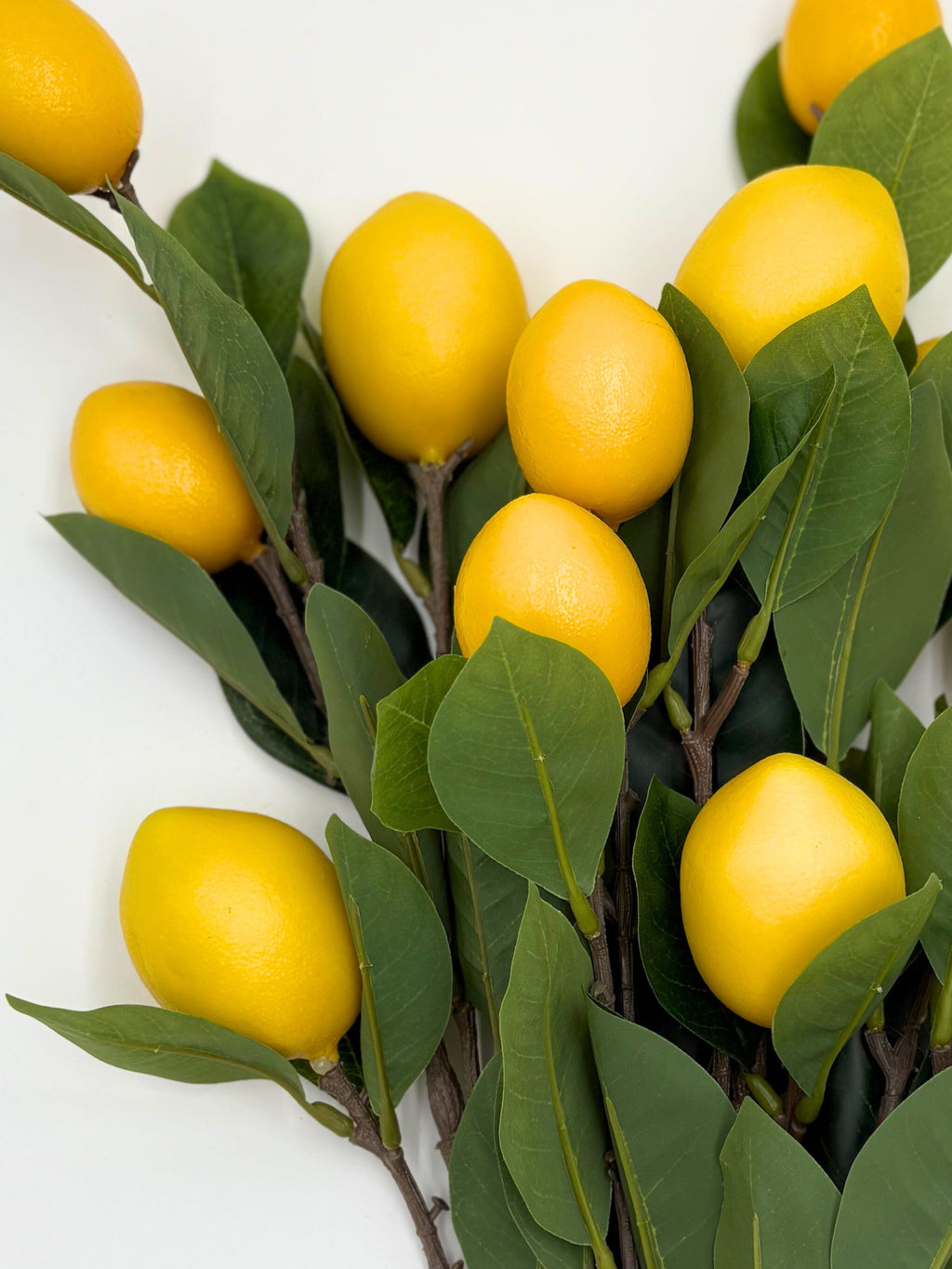 Artificial Lemon Stems - Bundle of 3 in - Florals photo
