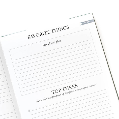 Duncan & Stone Paper Co. Travel Journal Book