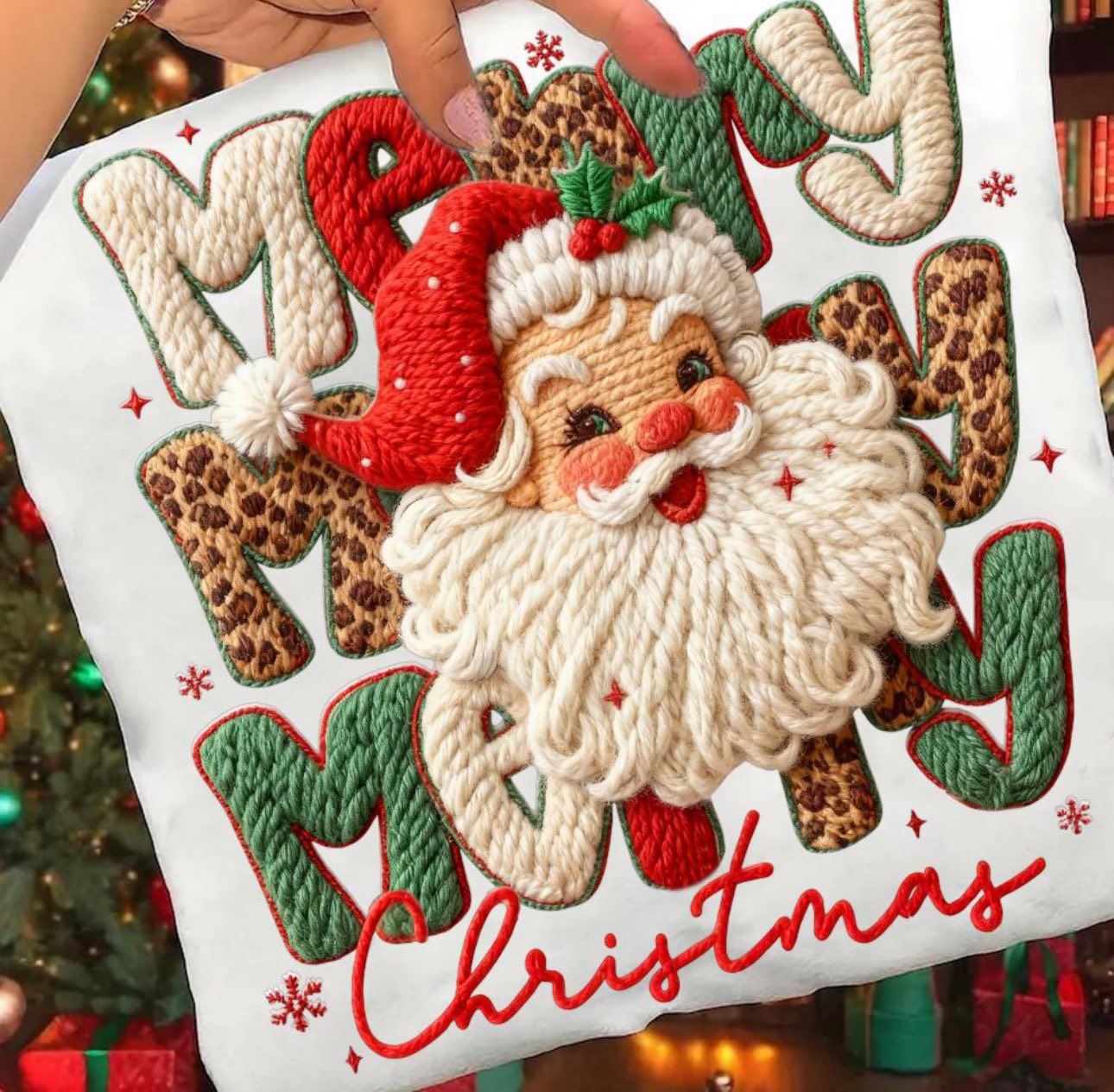 Merry in Stitches Graphic Tee and Sweatshirt in - Womens photo