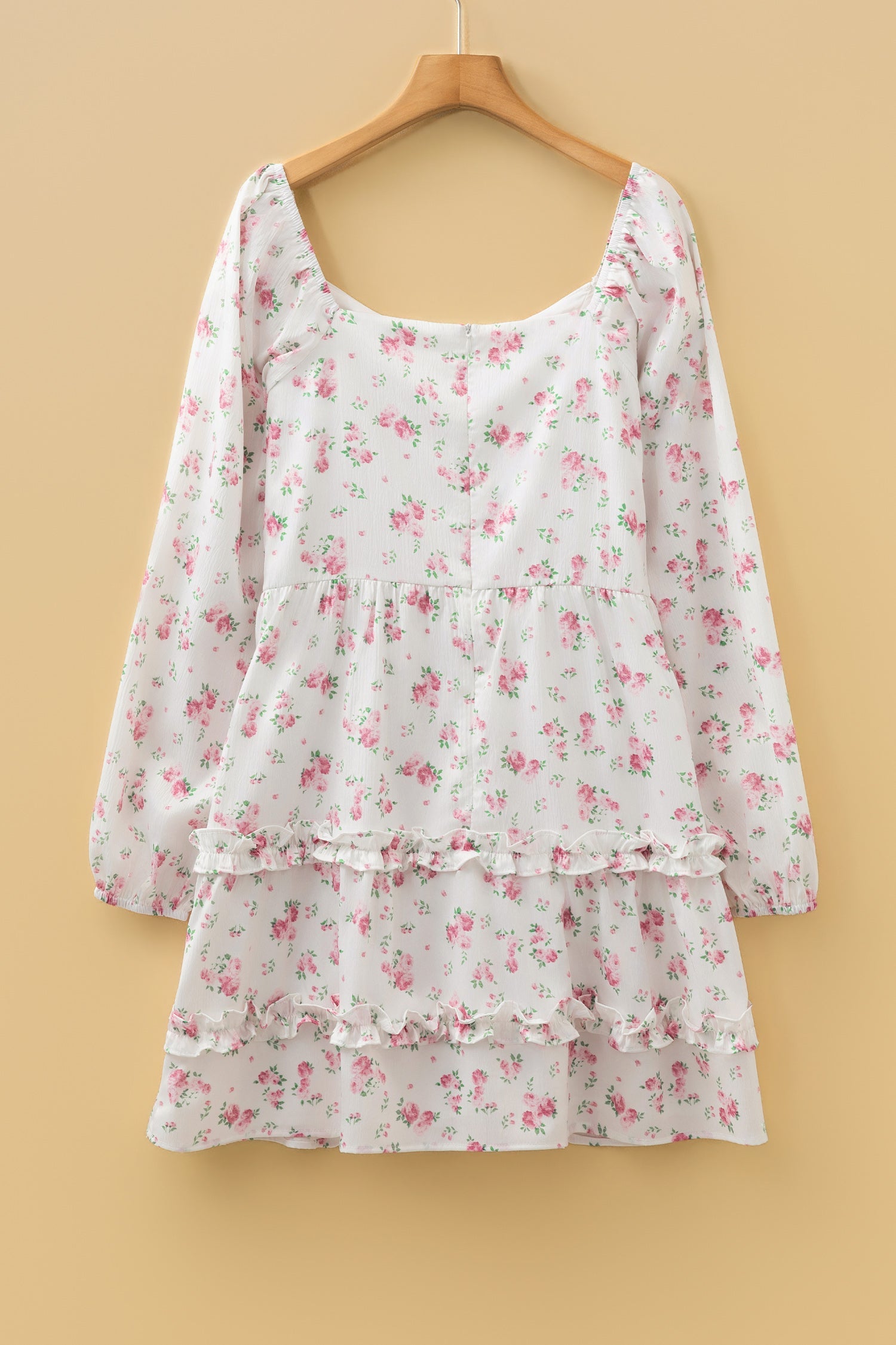 Lottie Detail Flared Mini Dress in - Floral Dresses photo
