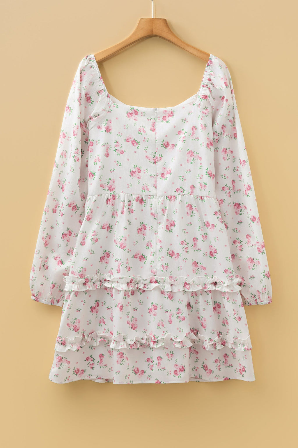 Lottie Detail Flared Mini Dress in - Floral Dresses photo