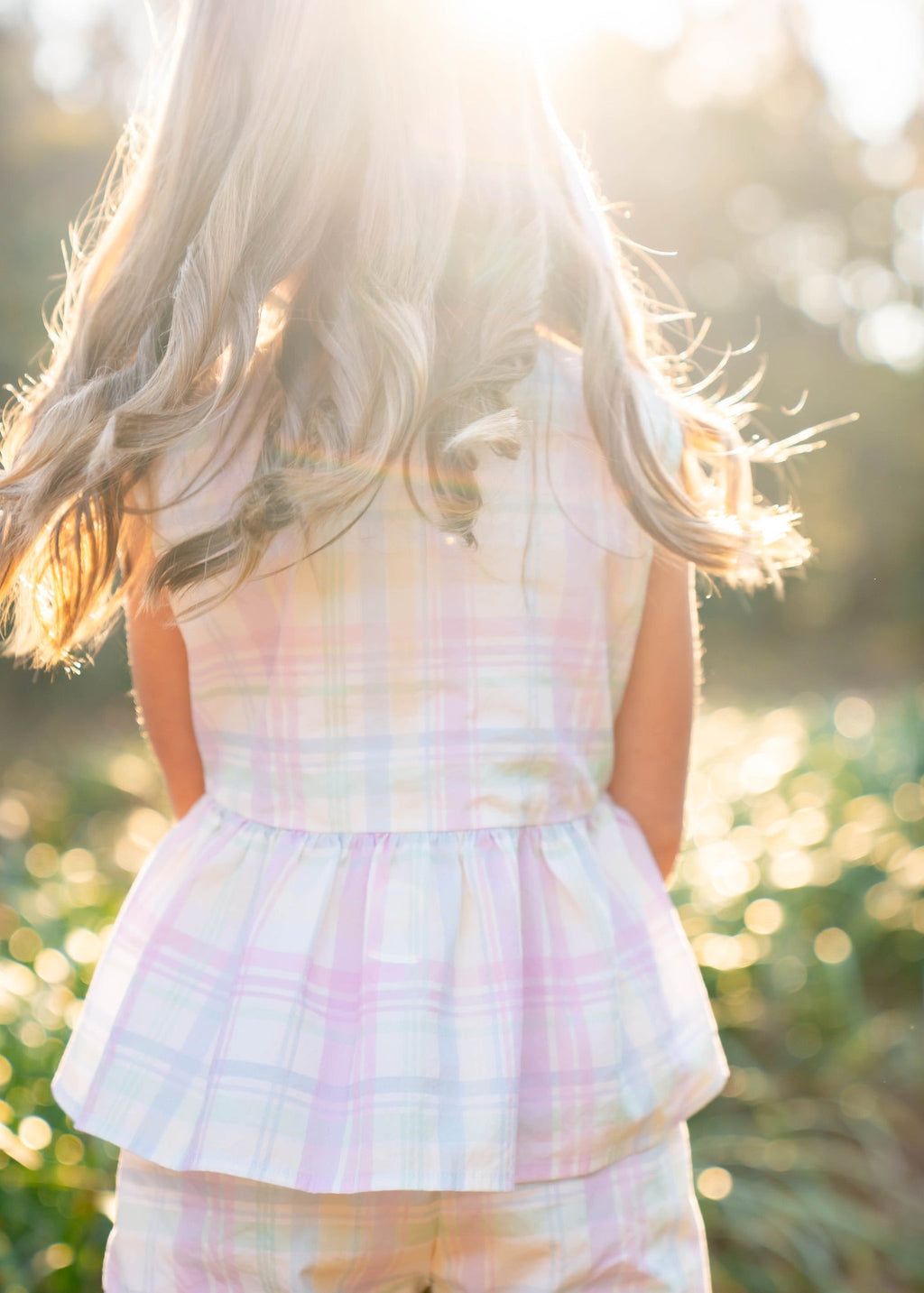 Taffy Plaid Shorts Set in - Outfit Sets photo