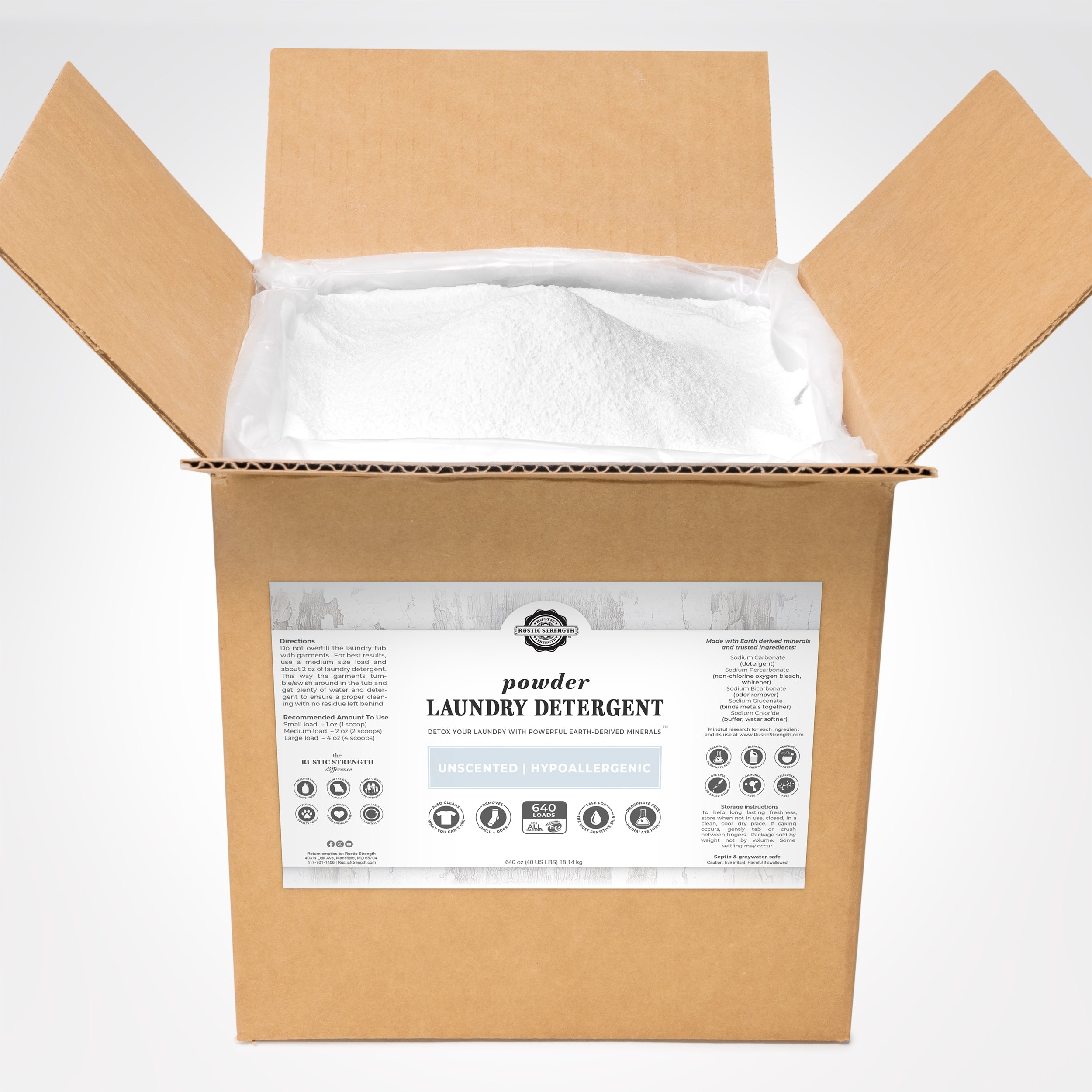 Rustic Strength Powder Laundry Detergent