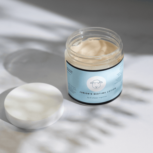 8 Sheep Organics Junior's Bedtime Lotion in 8 oz Soft Baby Blend - photo