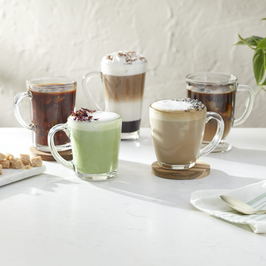 Libbey Tapered Glass Mugs, 15.5 ounce, Set of 8 in - Beverageware photo