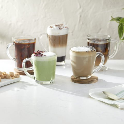 Libbey Tapered Glass Mugs, 15.5 ounce, Set of 8 in - Beverageware photo