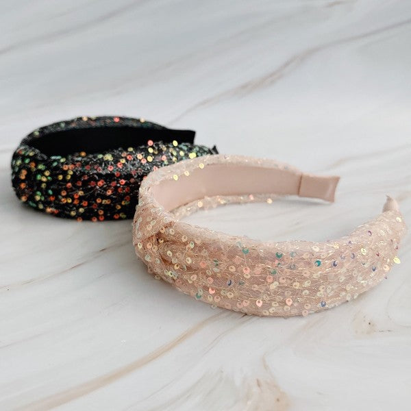 Shimmer Lover Knot Headband in - photo