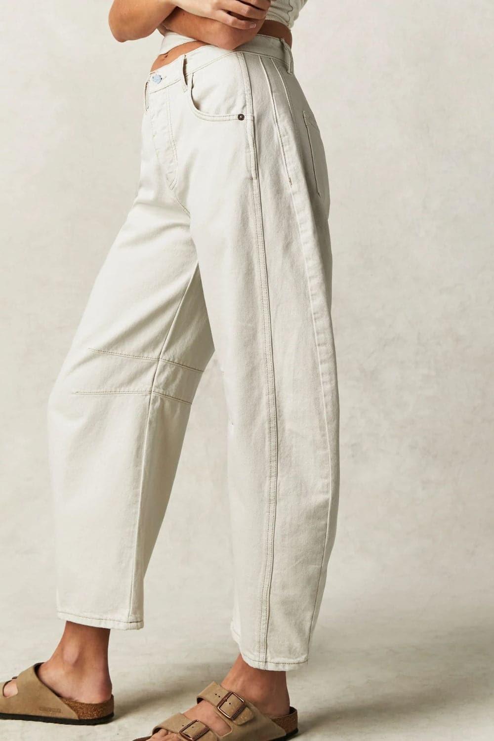 Stacy Wide Leg Jeans with Pockets