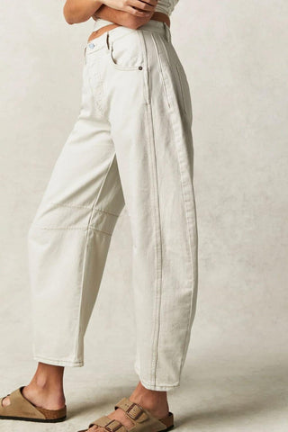 Stacy Wide Leg Jeans with Pockets