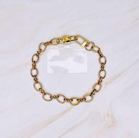 Noble Chic Chain Phone Wrist Lanyard in - photo