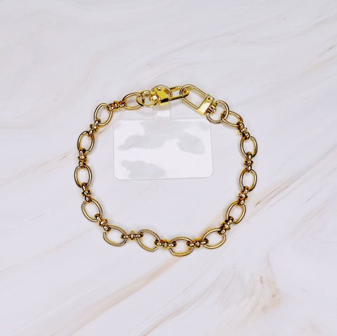 Noble Chic Chain Phone Wrist Lanyard in - photo