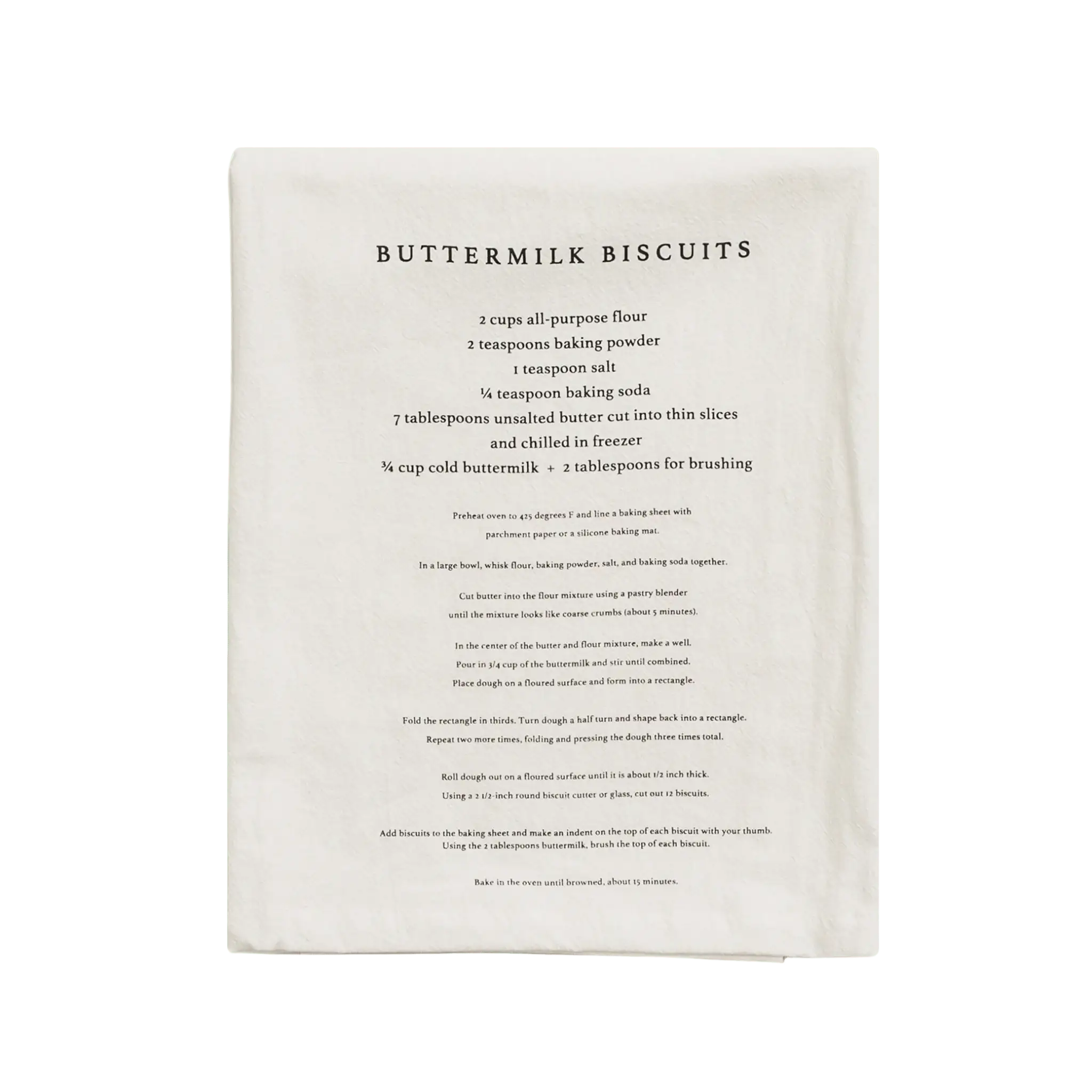 Buttermilk Biscuits Tea Towel