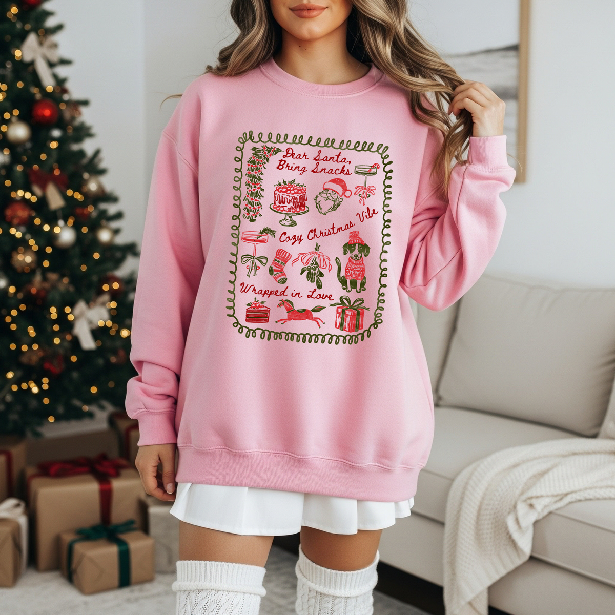 Dear Santa Bring Snacks in - photo