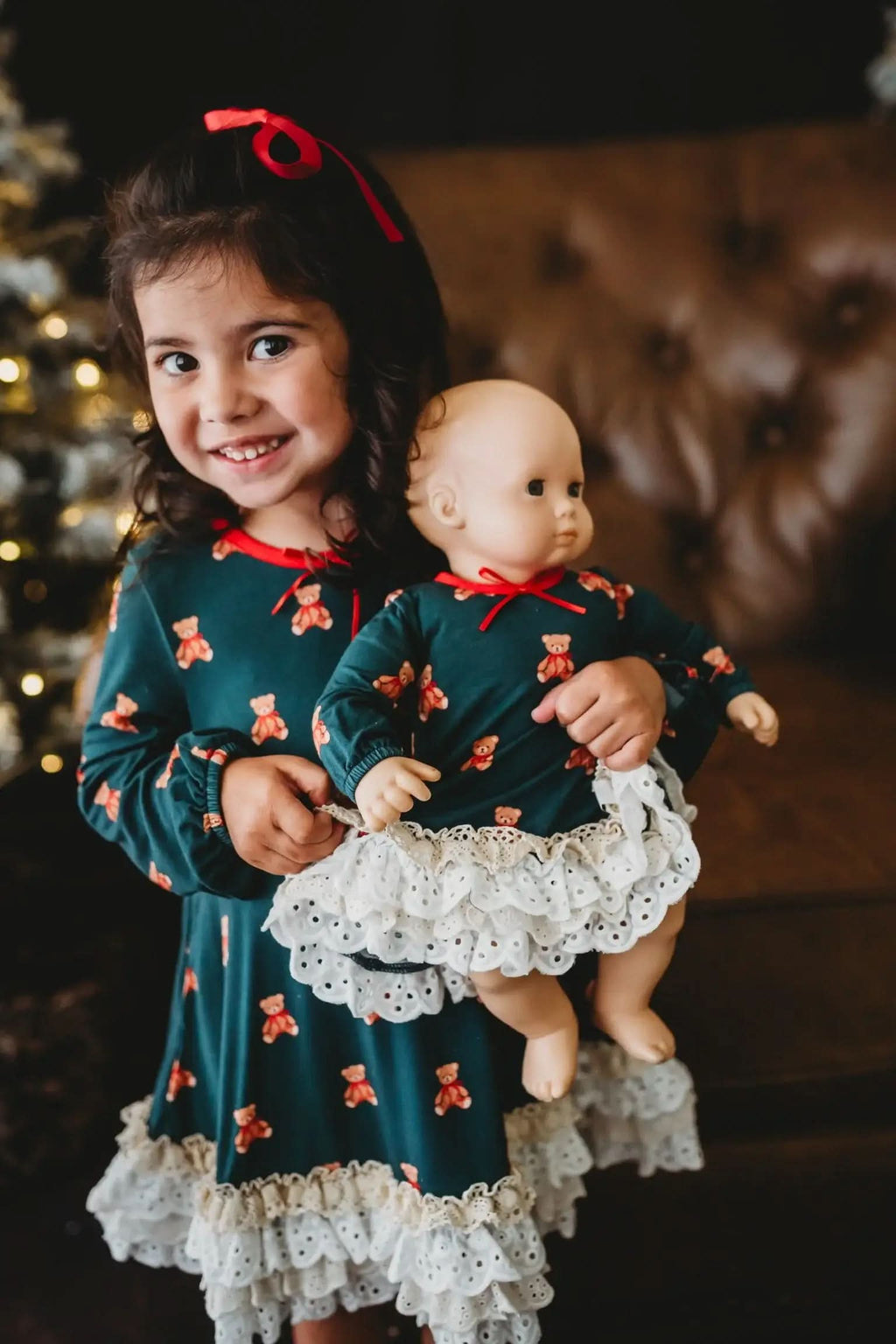 *PREORDER* Beary Merry Gown and Bloomers - SwagglyLife Home & Fashion
