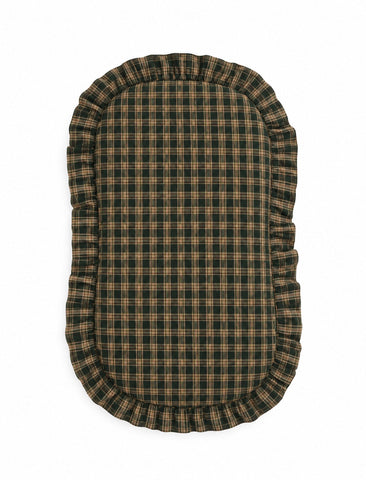 Green Plaid Baby Lounger Cover
