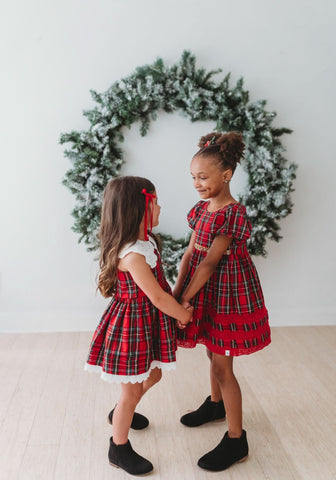 *PREORDER* Christmas Tartan Charlotte Dress