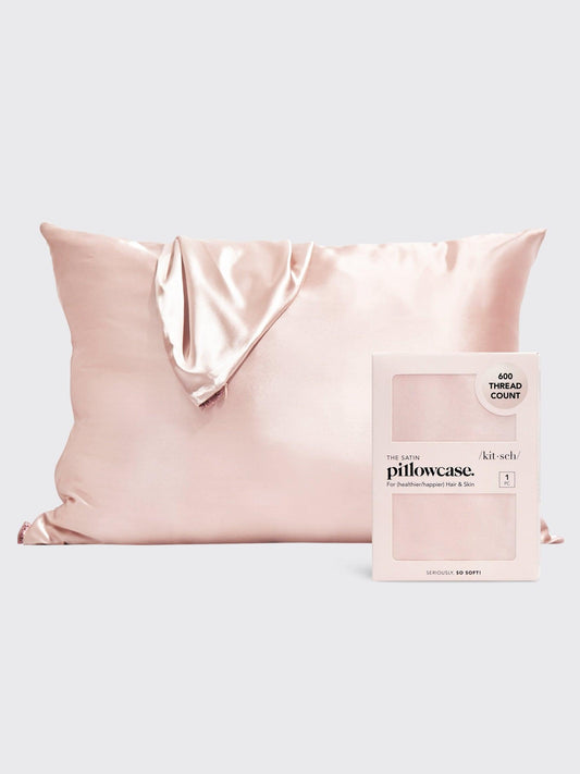 Kitsch Satin Pillowcase - Blush