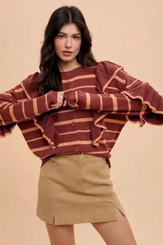 Annie Wear Comfort Stretch Cotton Slit Detailed Mini Skirt in - photo