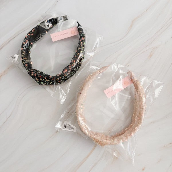 Shimmer Lover Knot Headband in - photo