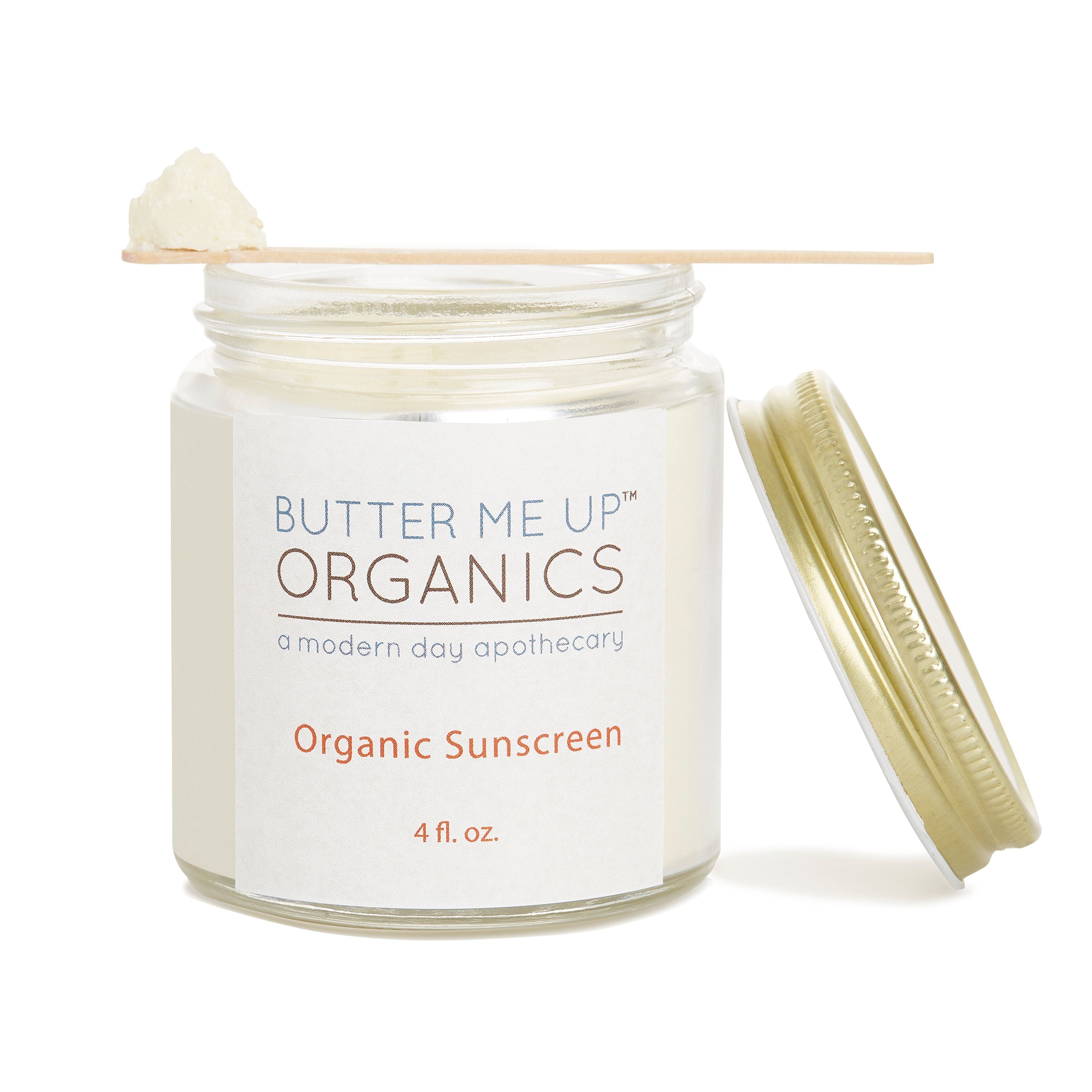 Natural Organic Sunscreen / Safe Sunscreen / Non-Nano Zinc Oxide Sunscreen / Sun Protection / Butter Me Up Organics in - Body photo