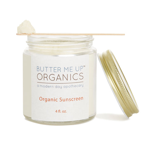 Natural Organic Sunscreen / Safe Sunscreen / Non-Nano Zinc Oxide Sunscreen / Sun Protection / Butter Me Up Organics in - Body photo