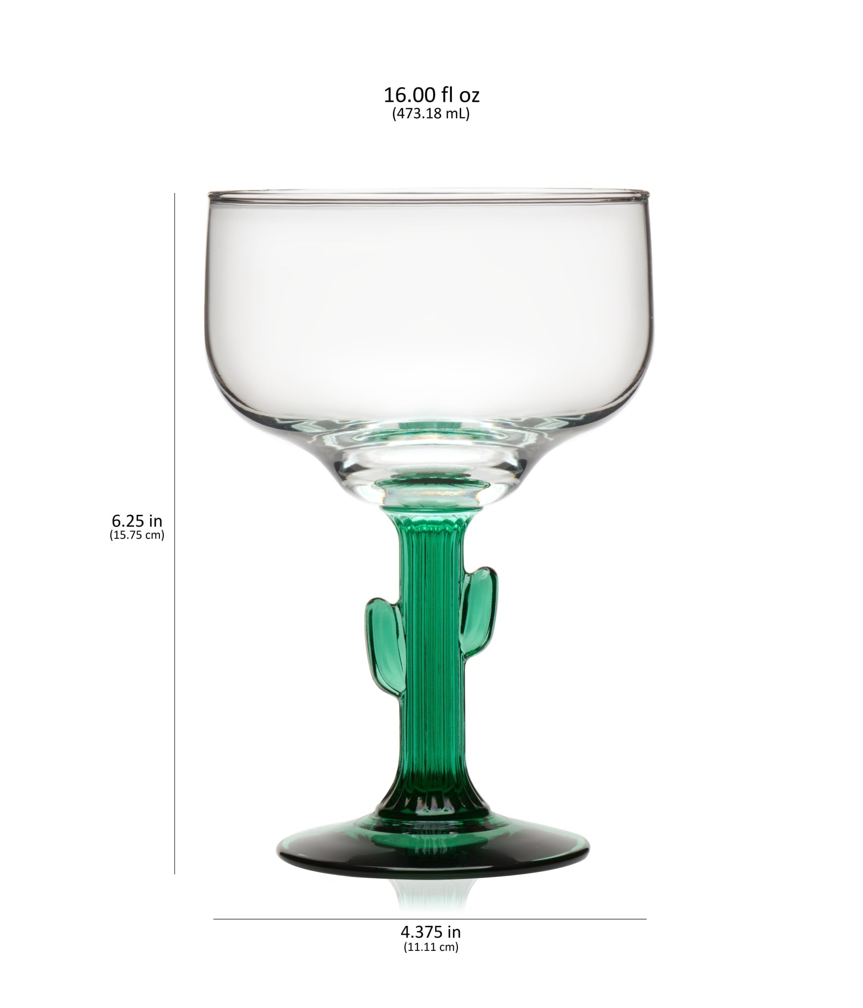 Libbey Cactus Margarita Glasses, 16 ounce, Set of 4 in - Cocktails and Spirits photo