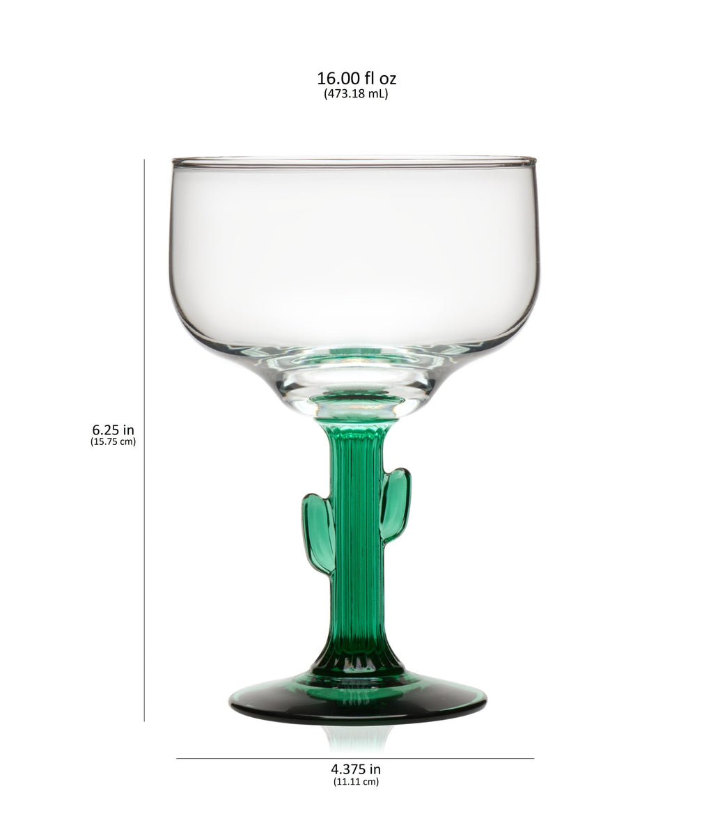Libbey Cactus Margarita Glasses, 16 ounce, Set of 4 in - Cocktails and Spirits photo