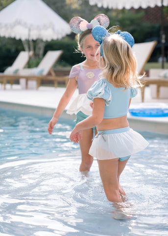 Glass Slipper Puff Sleeve Bikini -