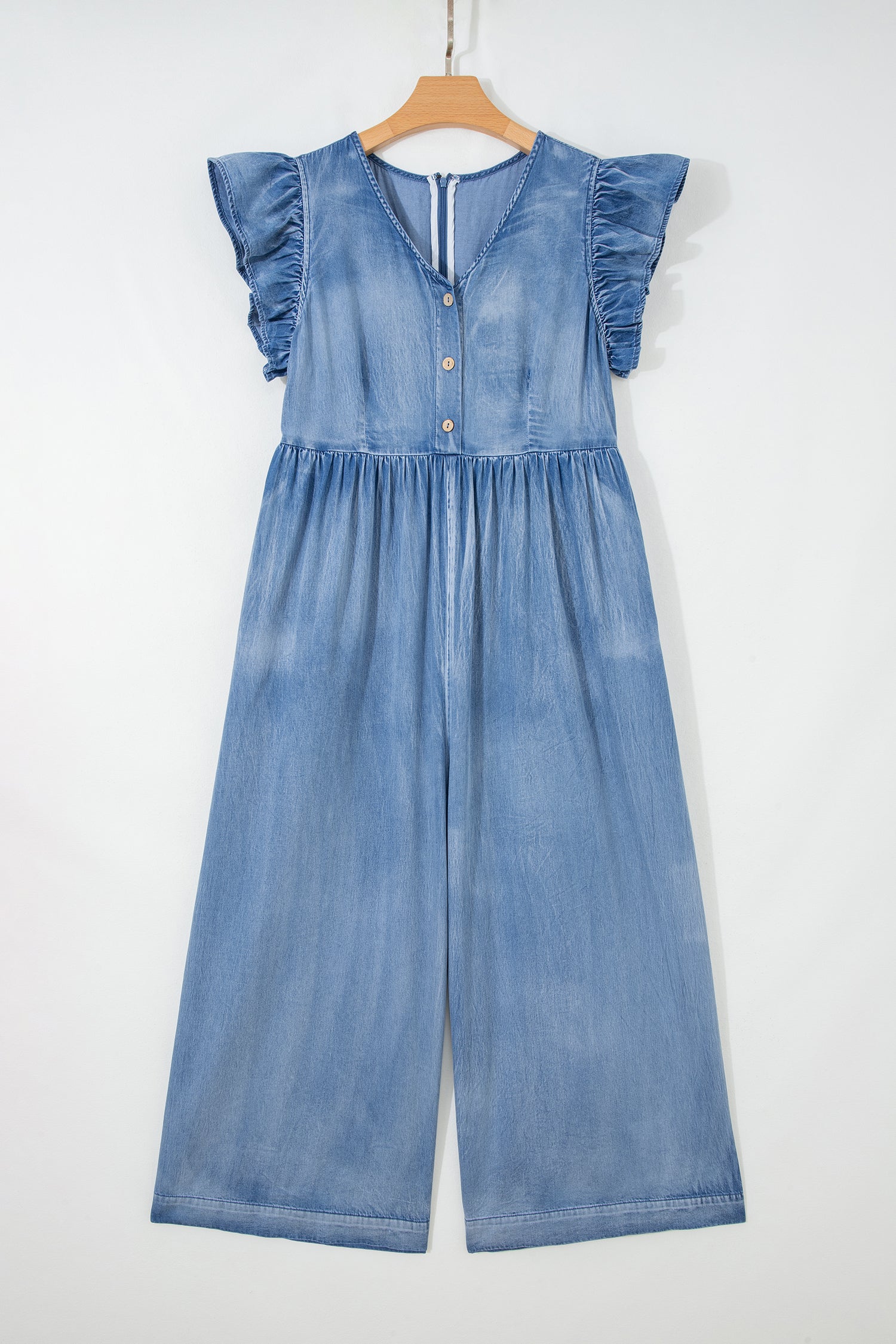 Bella Sleeve Wide Leg Jumpsuit