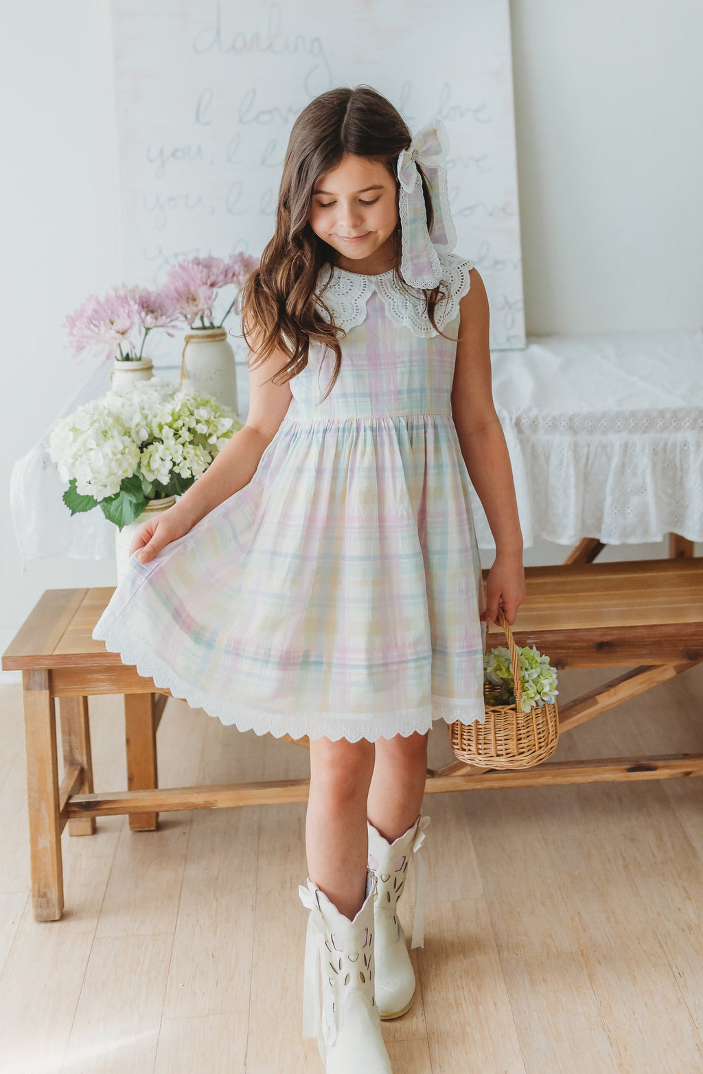 Taffy Plaid Jumper in - Dresses photo