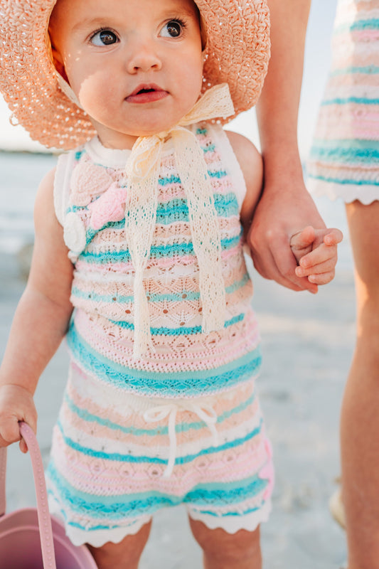 Seashore Stripe Knit Tank in - Shirts & Tops photo