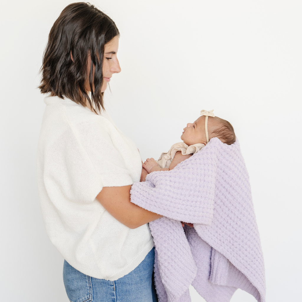 Saranoni Waffle Knit Receiving Blankets in - photo