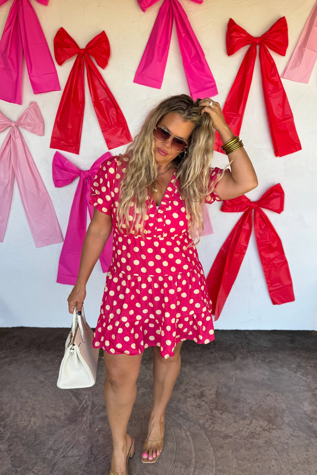 PREORDER: The Dotty Dress in - Womens photo