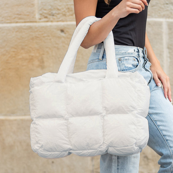 Daphne Puffer Tote in - photo