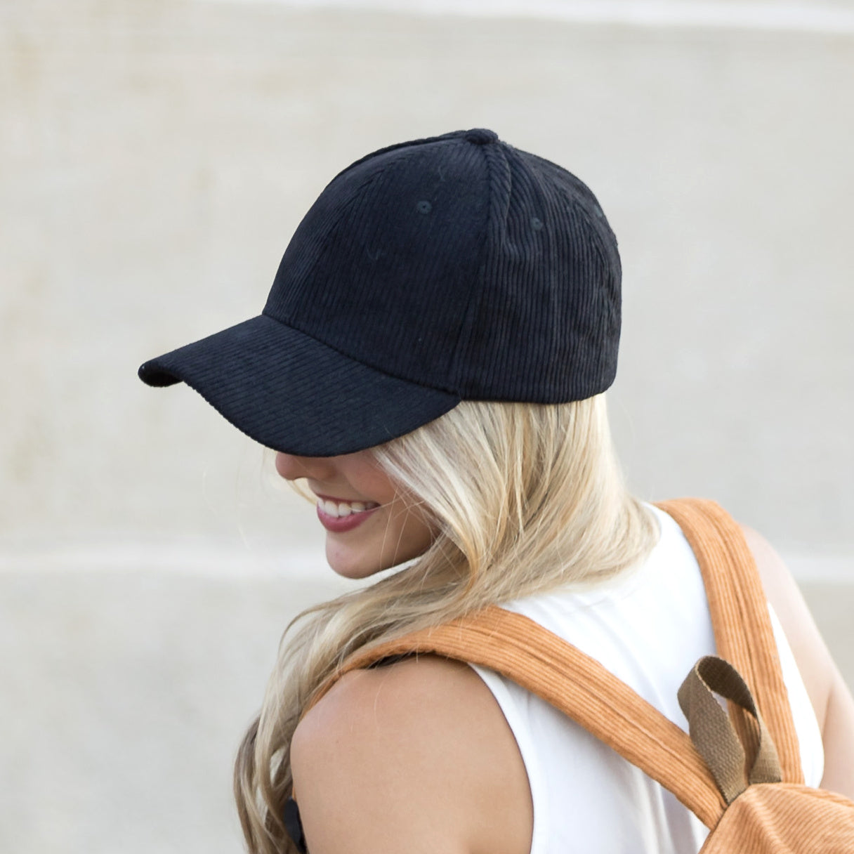 Corduroy Boyfriend Ball Cap in - Baseball Caps photo