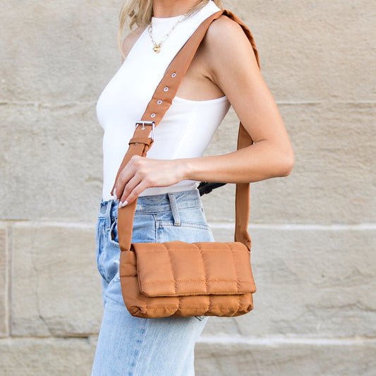 Selma Foldover Puffer Crossbody in - photo