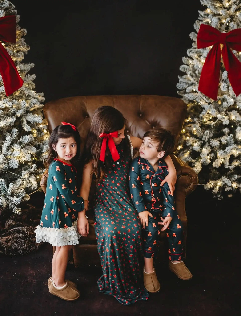 *PREORDER* Christmas Rose Maxi Gown in - Loungewear photo