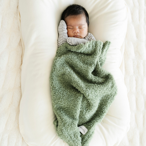 BAMBONI® MINI BLANKETS in Olive - photo